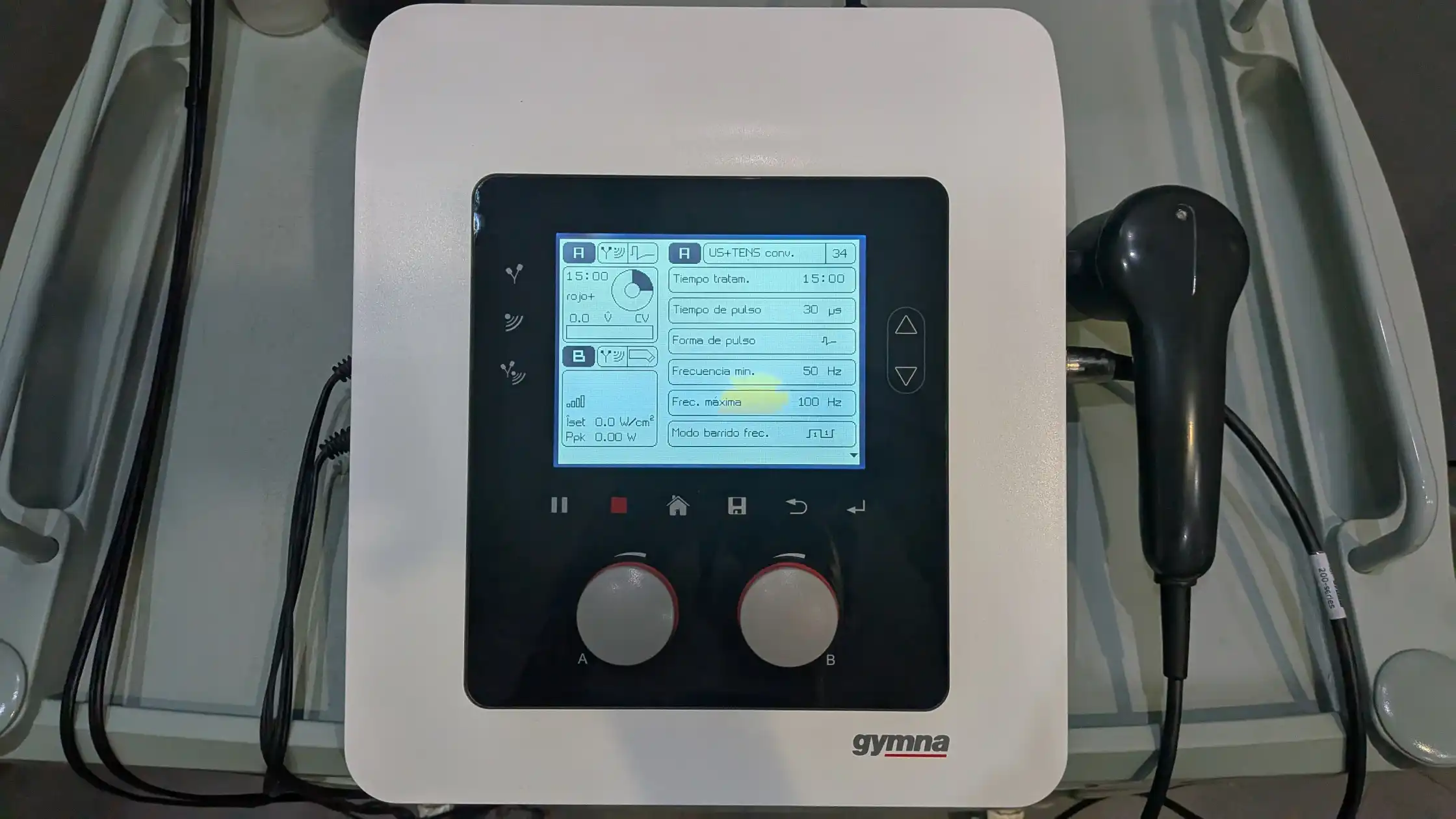 Máquina Gymna de electroterapia