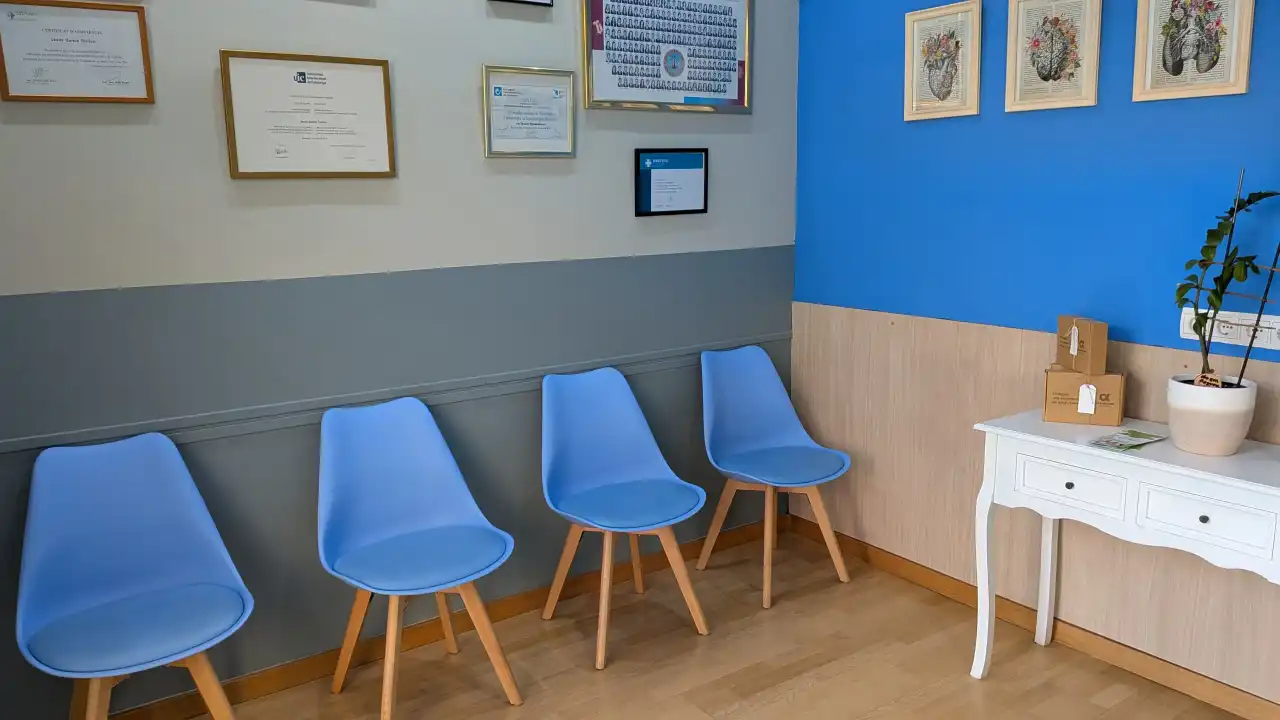Sala de espera del centro